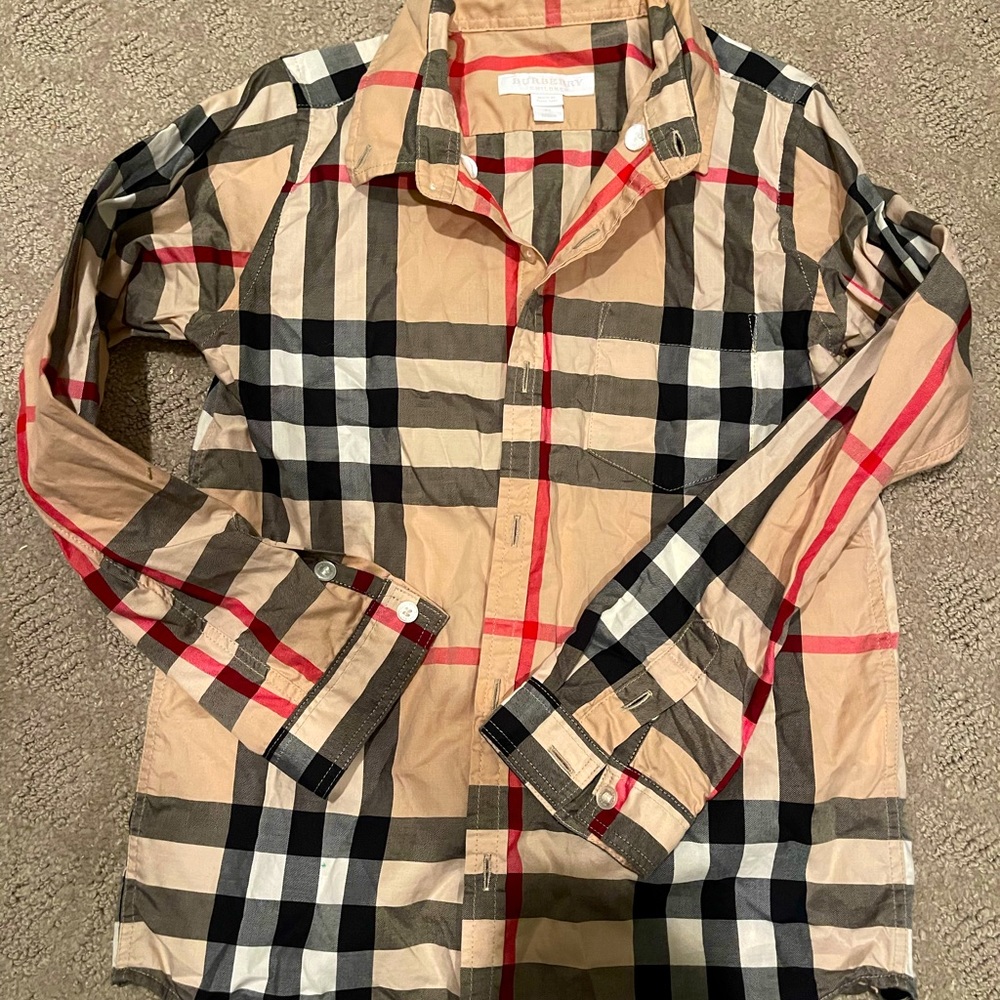 Burberry boy’s woven shirt